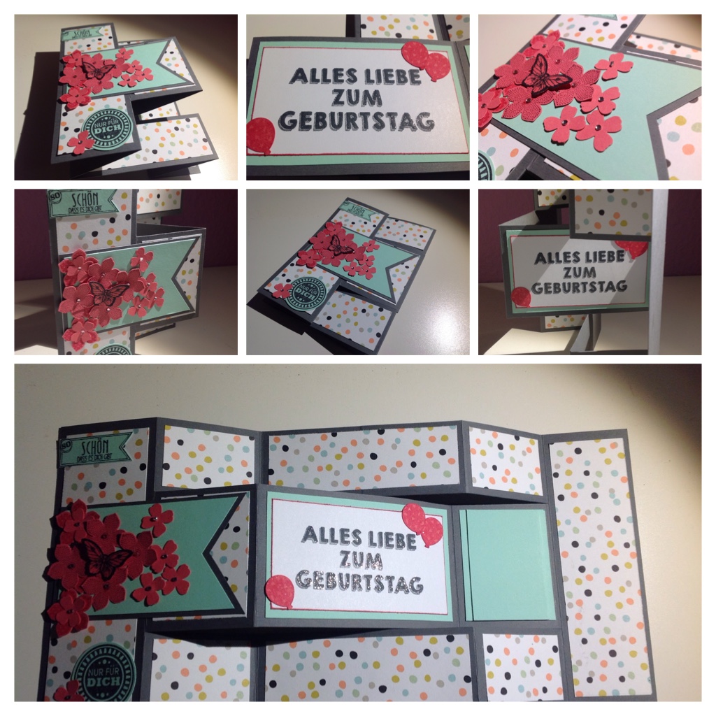 Kristin Stempelmädels Geburtstagskarte "Faltig;)"