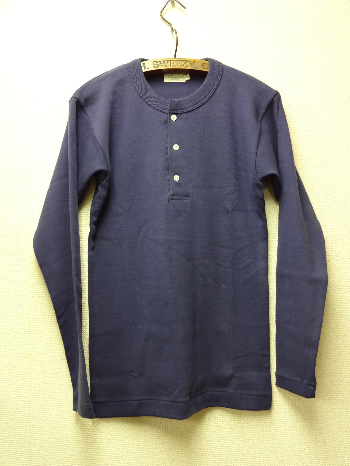 Dempsey Clothing HELLER'S CAFE 1950's UnderWarm Shirts (Henley Neck)