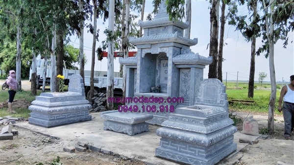 Mẫu mộ đá đẹp tại Ninh Bình 1