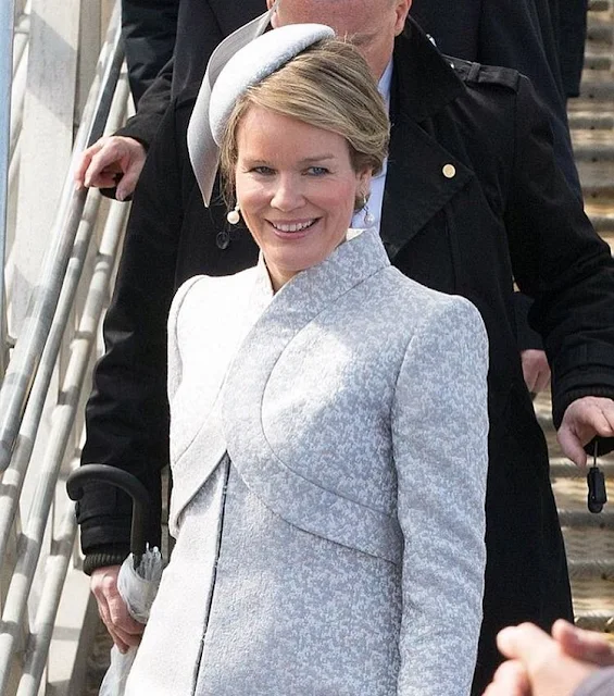 Queen Mathilde christened the new installation vessel of the Jan De Nul Group in Oostende