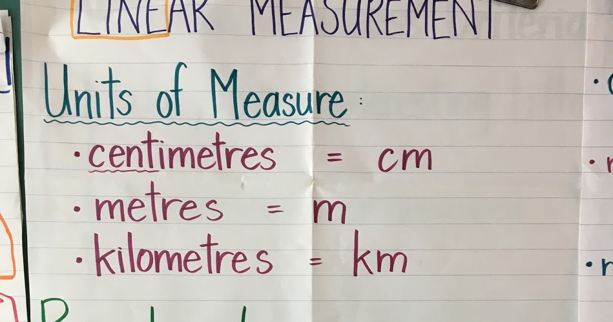 Ms. Ferrarotto's Grade 3 Class Linear Measurement