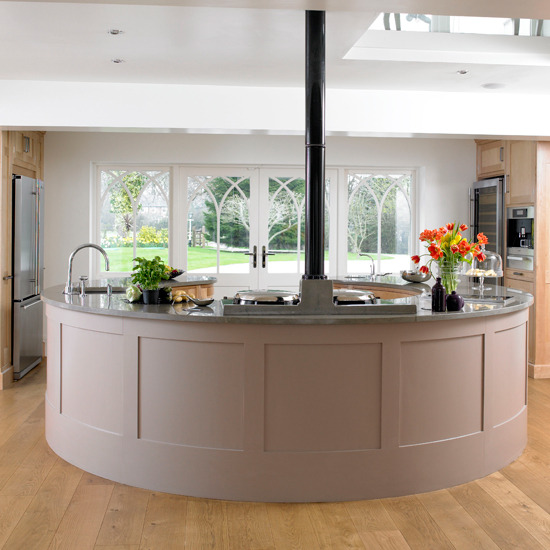 Home Interior Design Kitchen Islands, Circular Kitchen Island Units