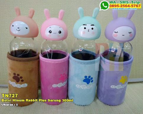 Botol Minum Rabbit Plus Sarung 300ml Botol Minum Rabbit Plus Sarung 300ml