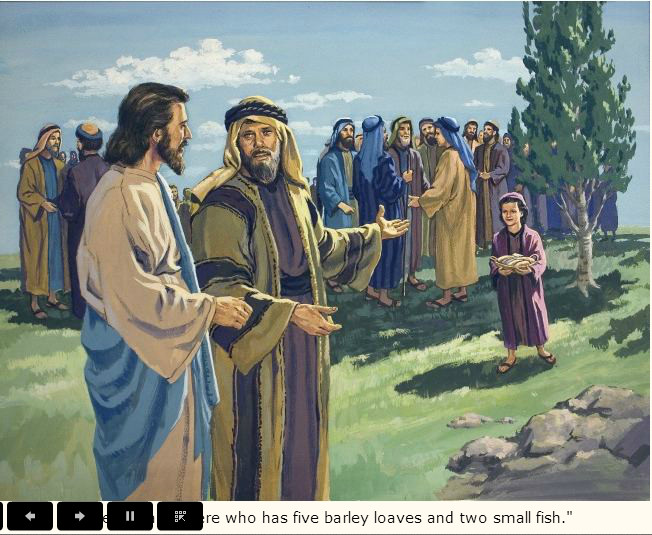 Bible Pictures Feeding 5000