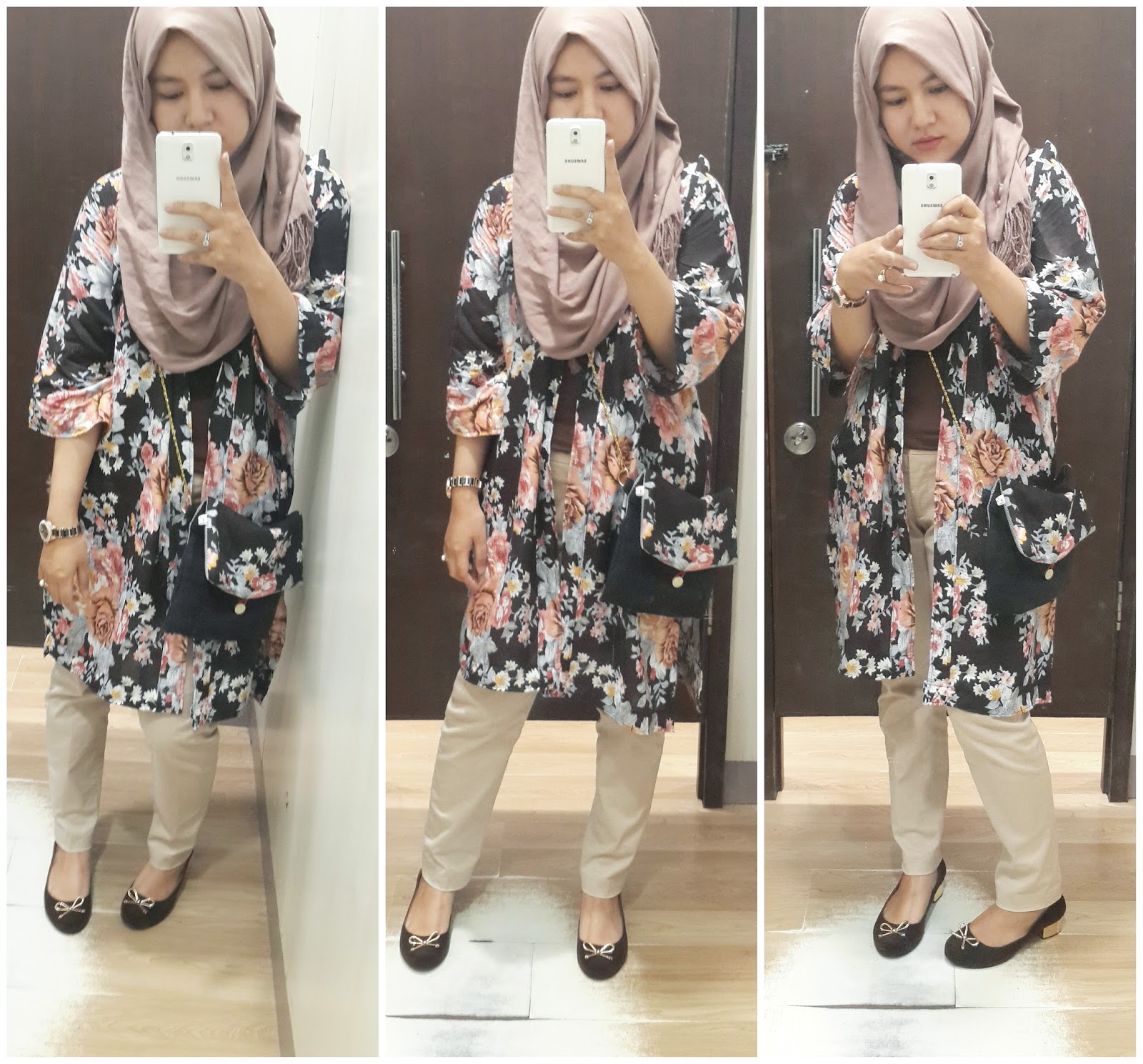 Pola Baju Outer Kimono