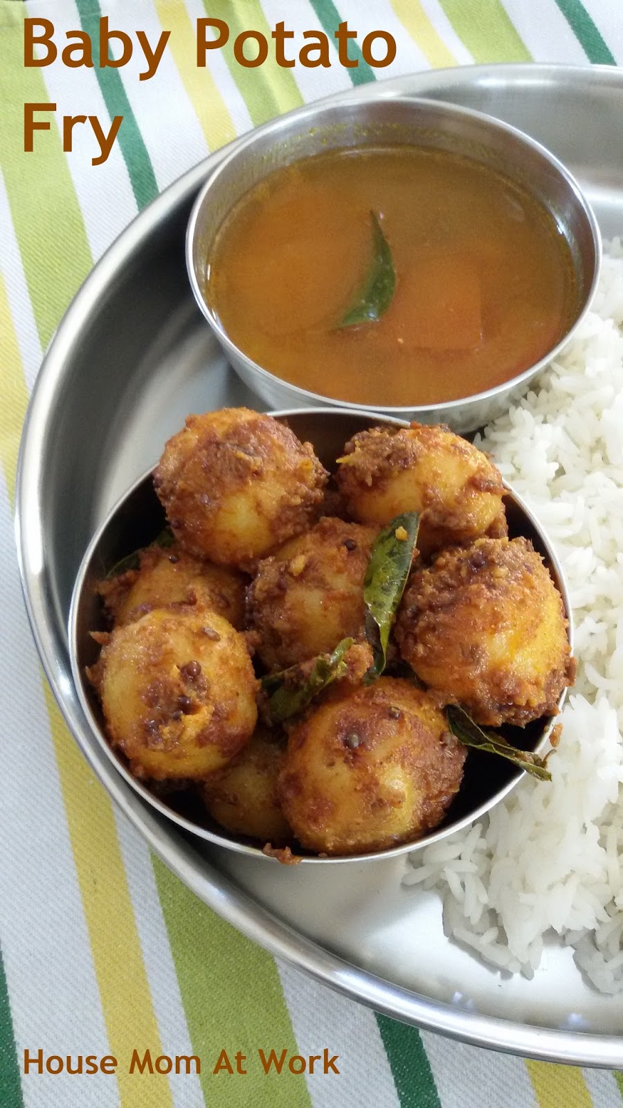 House Mom At Work Baby Potato Fry / Small Potato Fry Side dish for