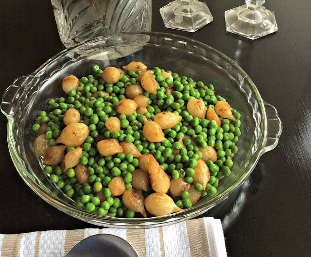 Sweet Baby Peas and Caramelized Onions