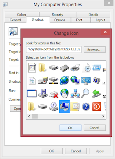 Mengganti Shortcut Icon