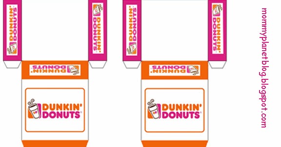 Mommy Planet plan it, save it, share it...: Miniature Dunkin Donuts Box