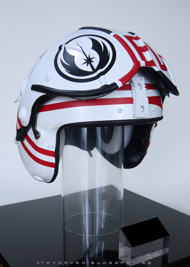 toyhaven Customised 11 scale Star Wars Jedi pilot helmet