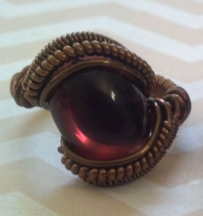 Wire Wrapped Cabochon Ring Tutorial - The Beading Gem's Journal