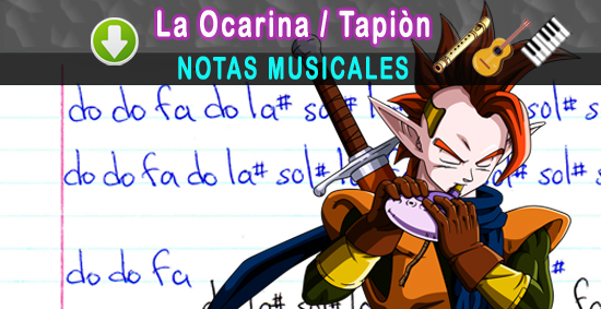 Notas Musicales Tapion La Ocarina Notas Musicales Partitura
