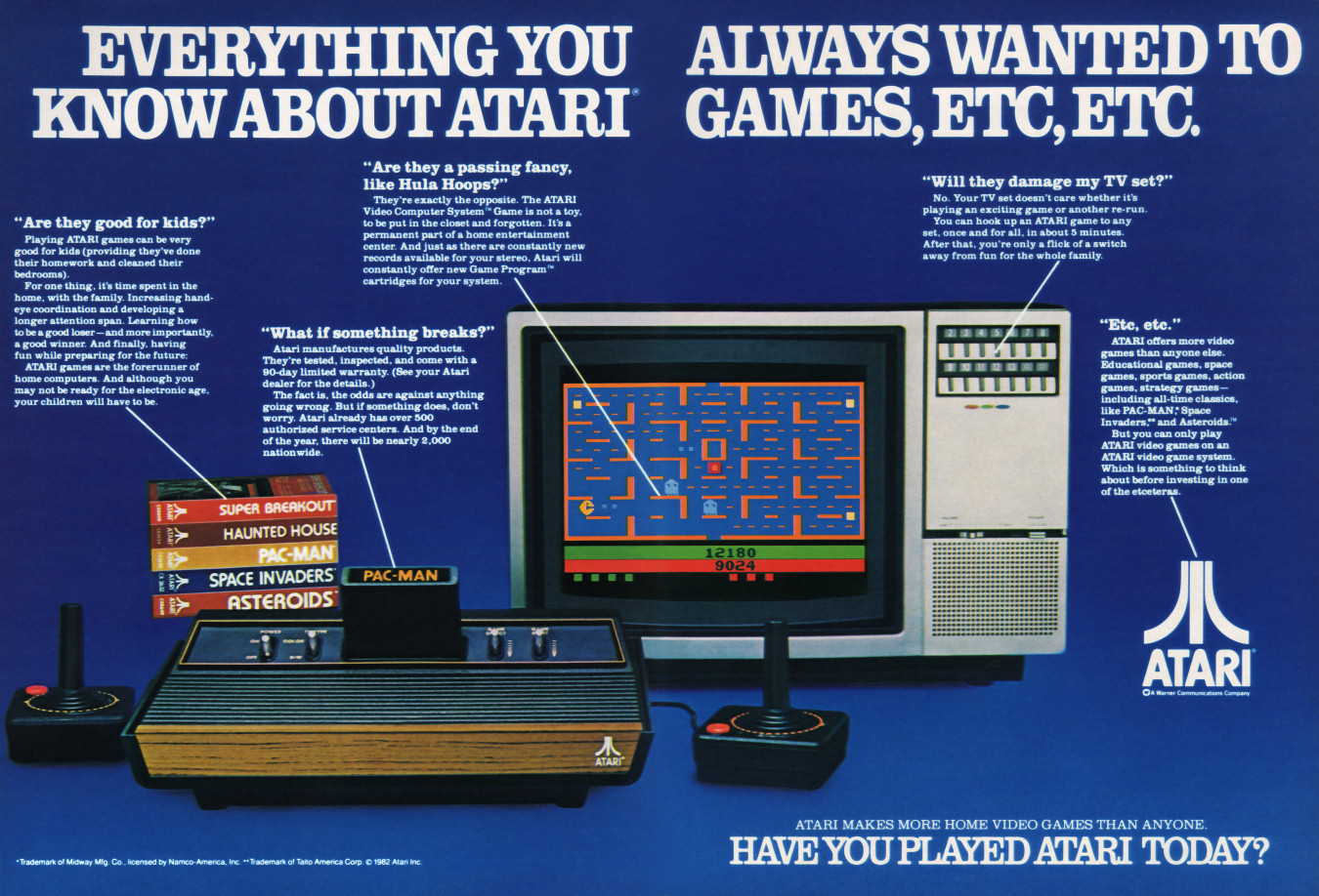 Avengers in Time 1977, Science and Technology “Atari Video Computer System” or “Atari VCS”