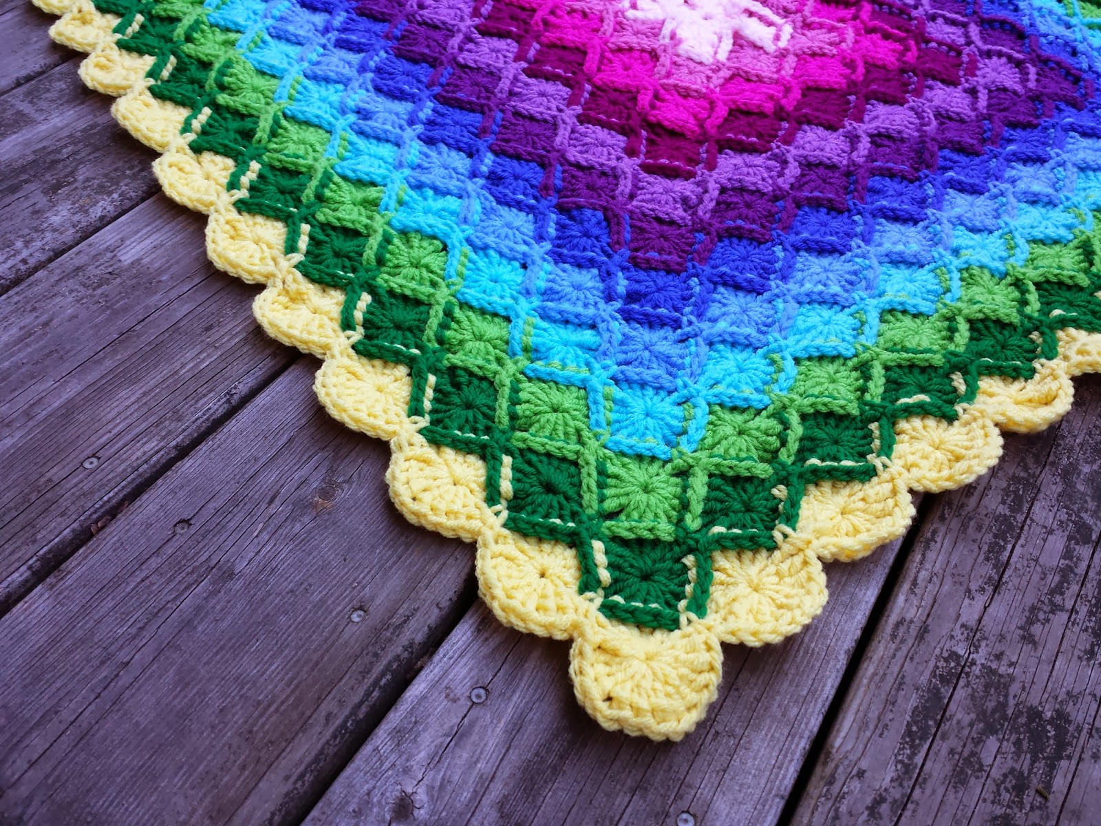 Retired TwoLuLa Bavarian Crochet (aka Wooleater) Blanket