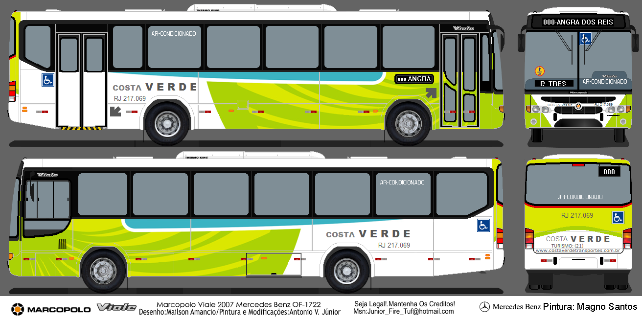 Ônibus desenho em Angra dos Reis