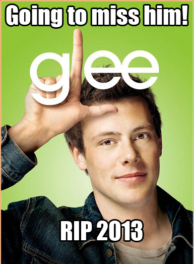 Fin All Of Us Are Dead ArrayO'Style!: Cory Monteith Dead