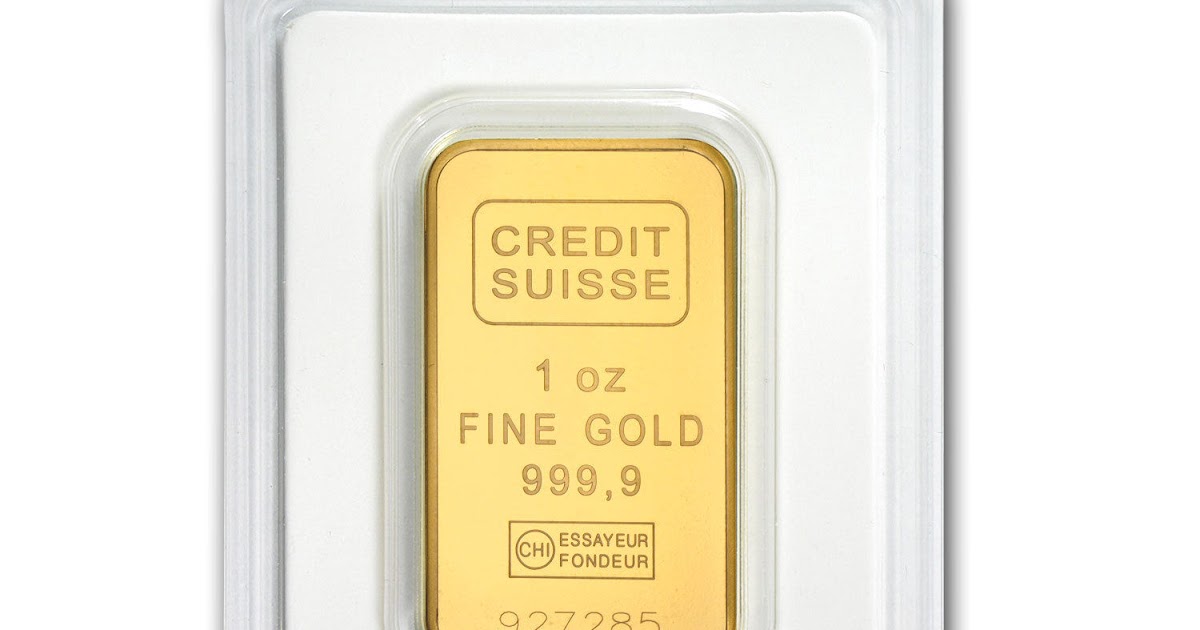 credit suisse gold bar 1 ounce