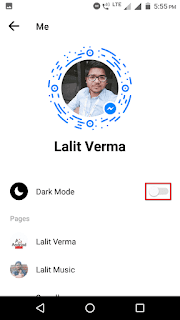 Facebook mein dark mode kaise lagaye