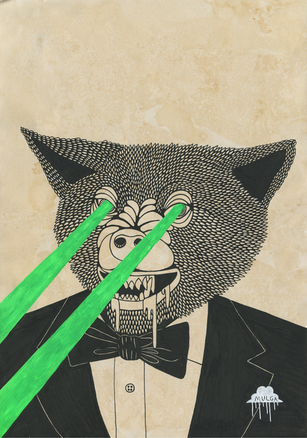 Mulga The Artist Fernando the Feral Laser Beam Possum