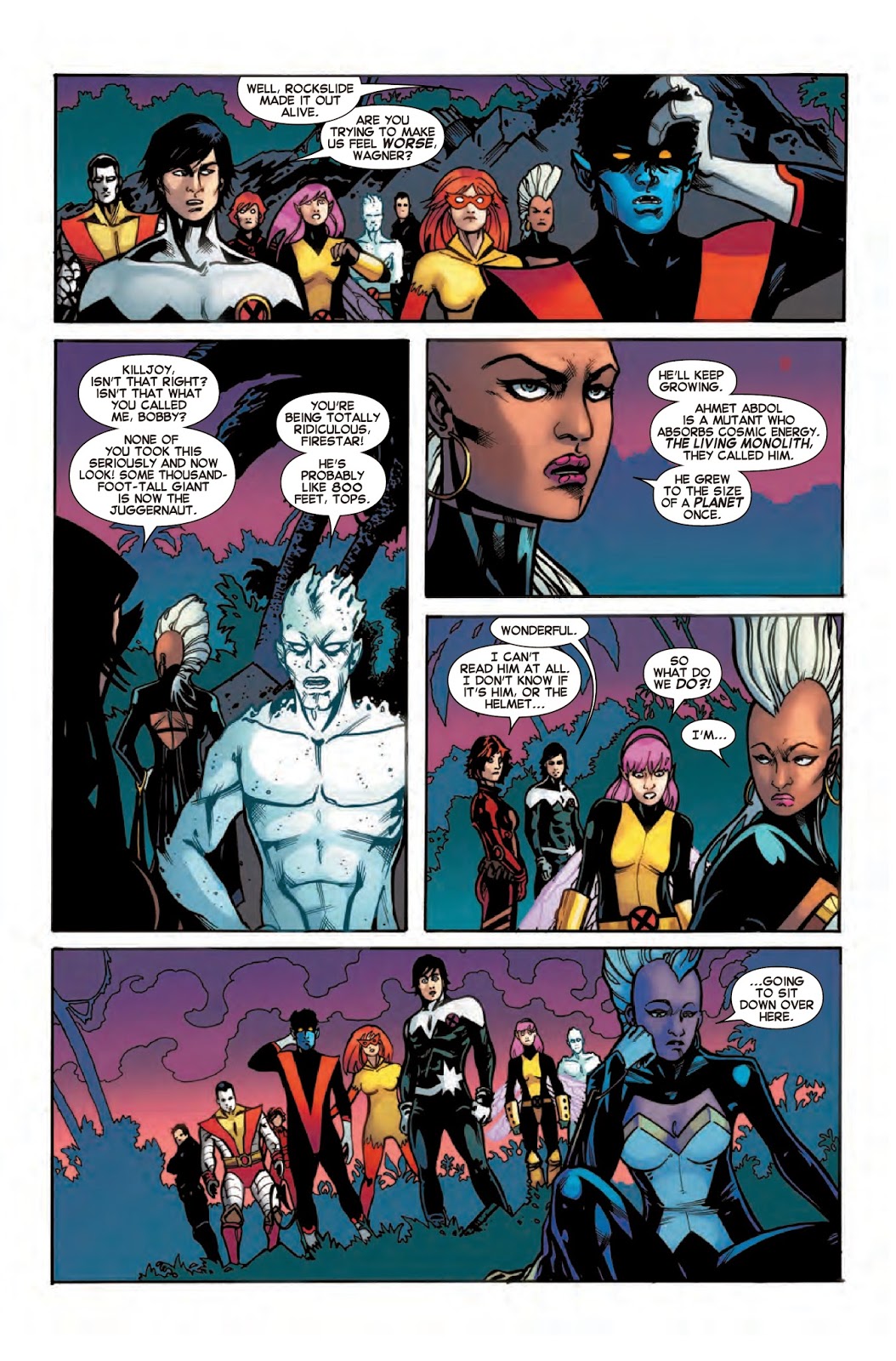 The Amazing X-Men try to defeat Juggernaut