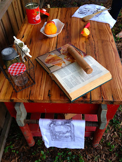 Primitive Kitchen Island