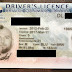 Man shaved half head and half beard for driving license