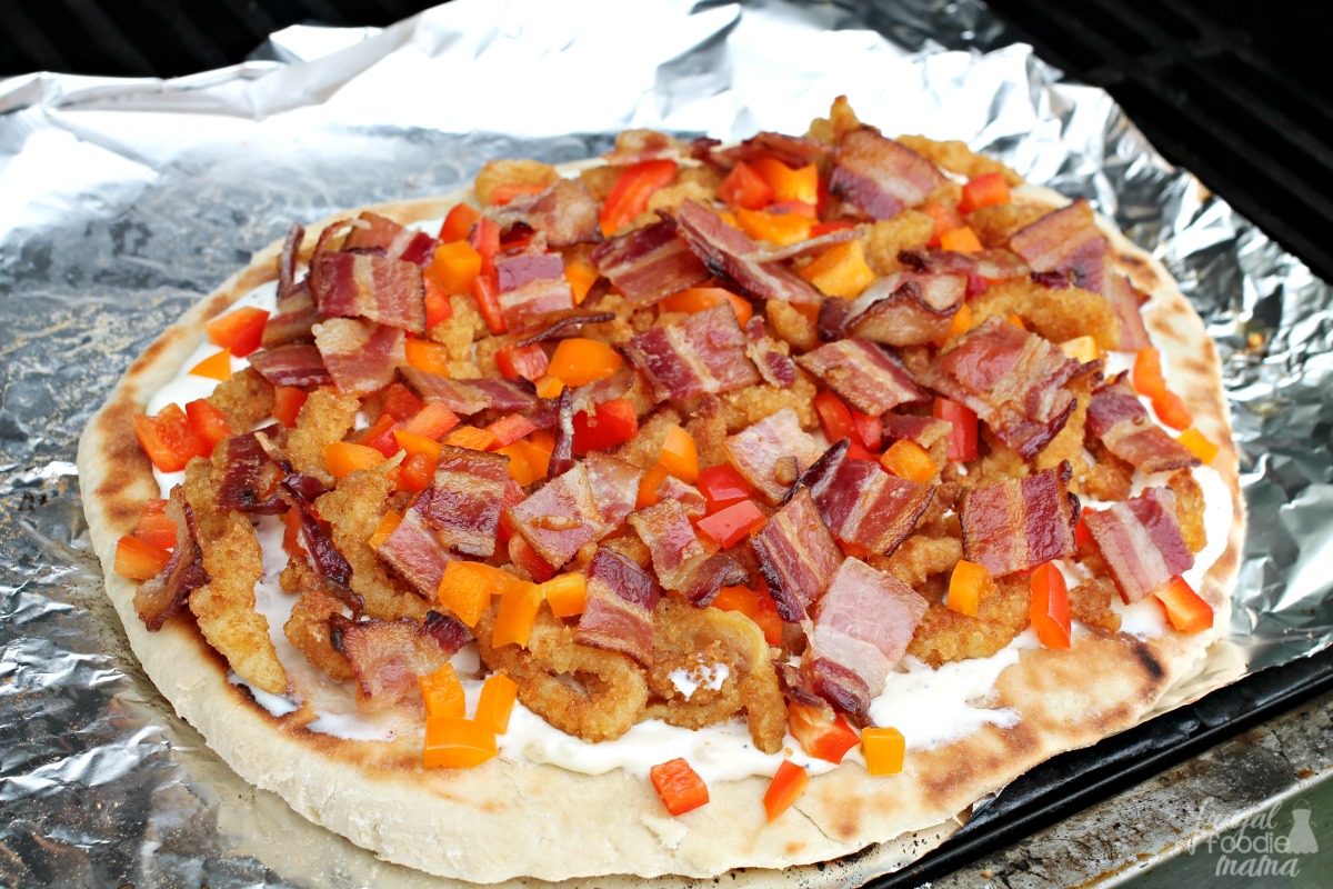 Frugal Foodie Mama Clams Casino Grilled Pizza