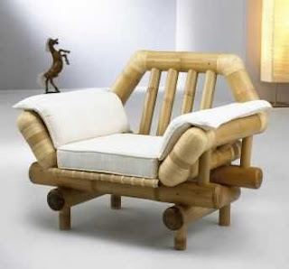 kursi dari bambu sederhana tapi keren