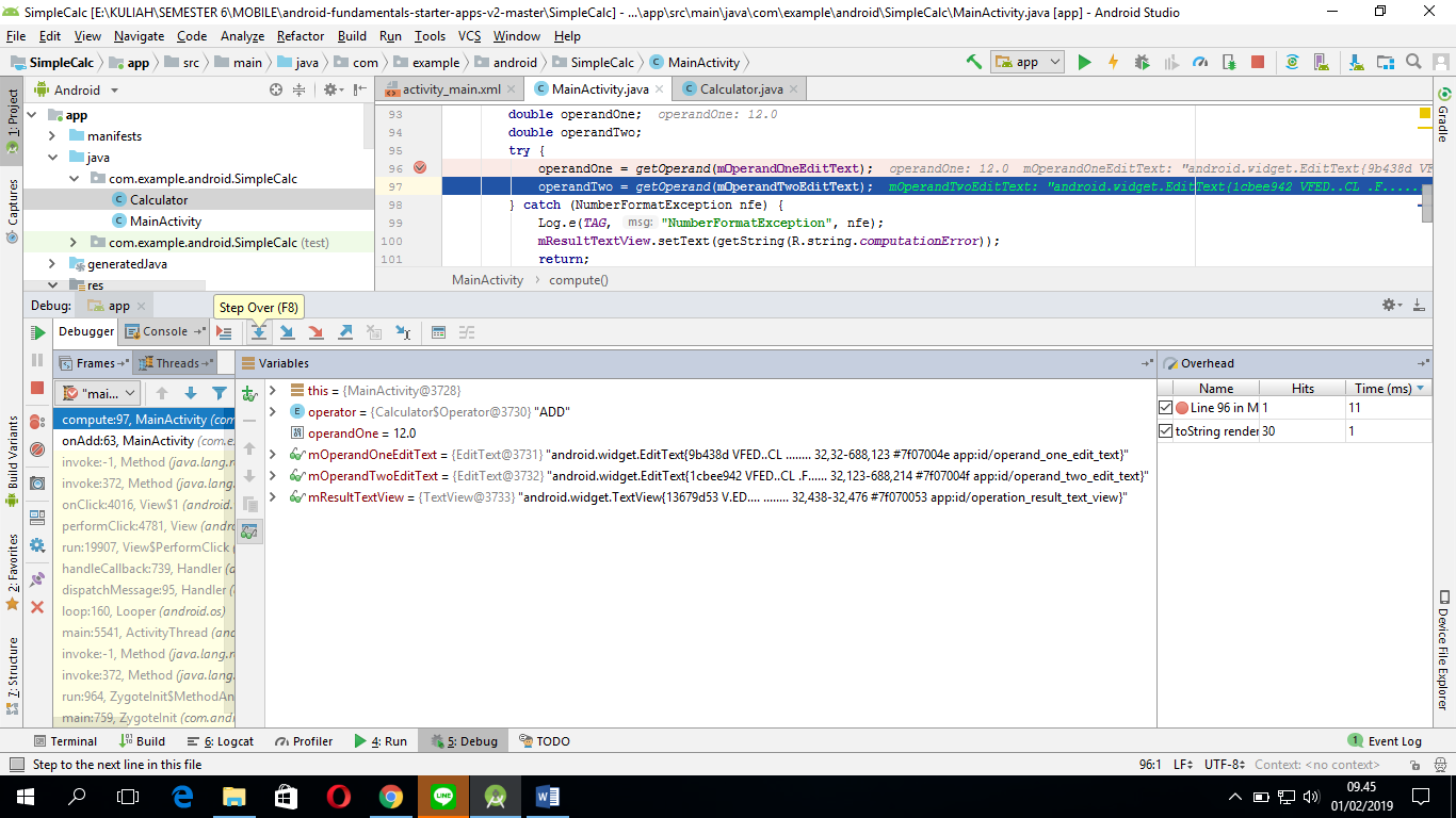 Mainactivity java