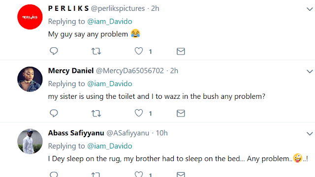 Twitter users mock Davido for stating that he couldn