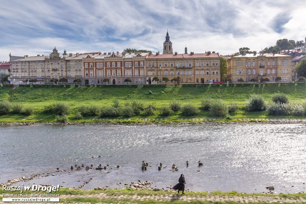 Przemyskie stare miasto od strony Sanu