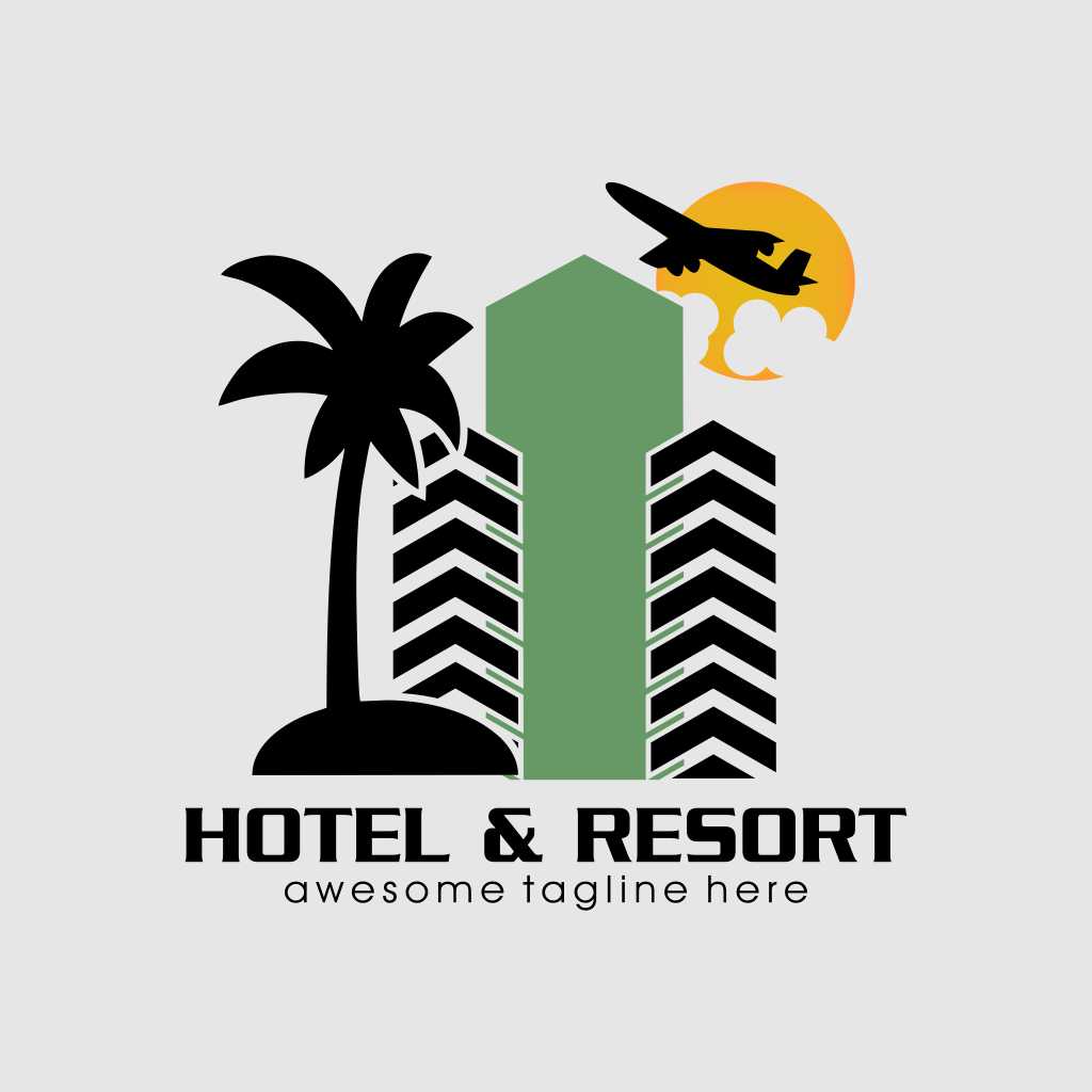Design Hotel and Resort Logo Template Free Download Vector CDR, AI, EPS and PNG Formats Design Hotel and Resort Logo Template Free Download Vector CDR, AI, EPS and PNG Formats