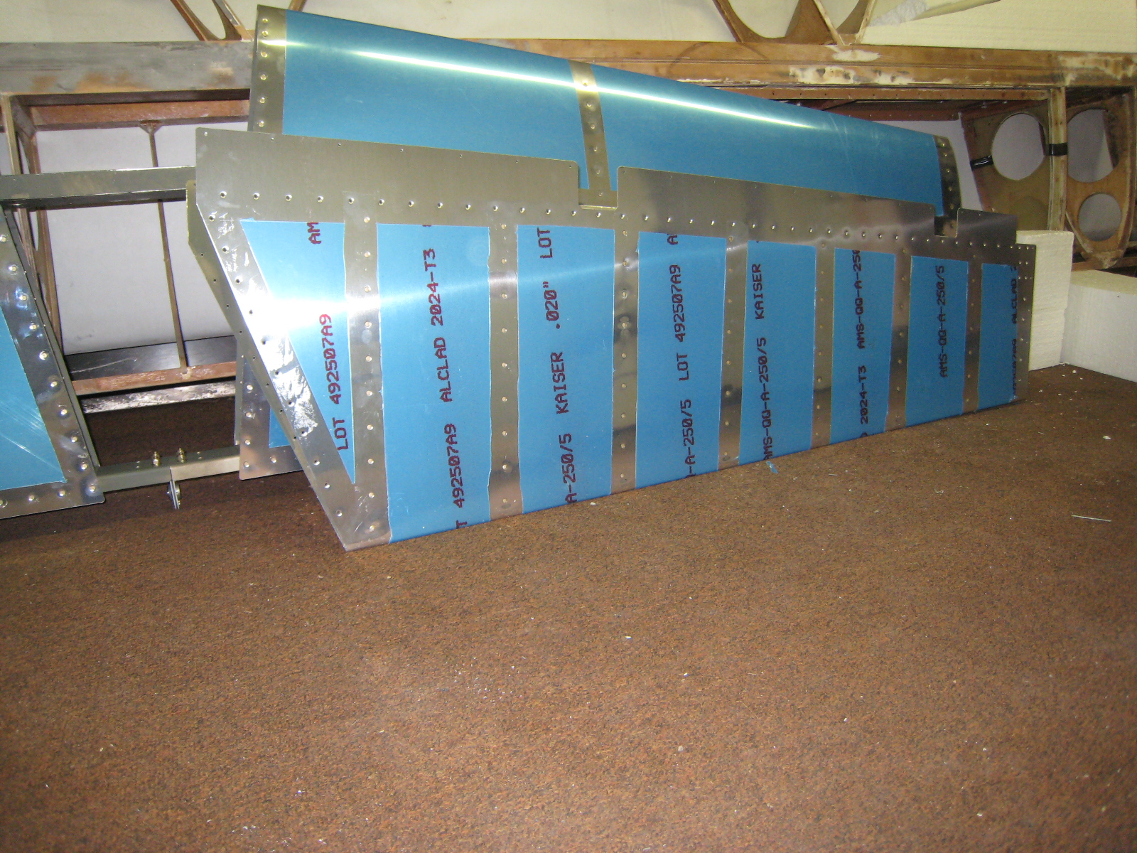 Vans RV7 Build Log Elevators