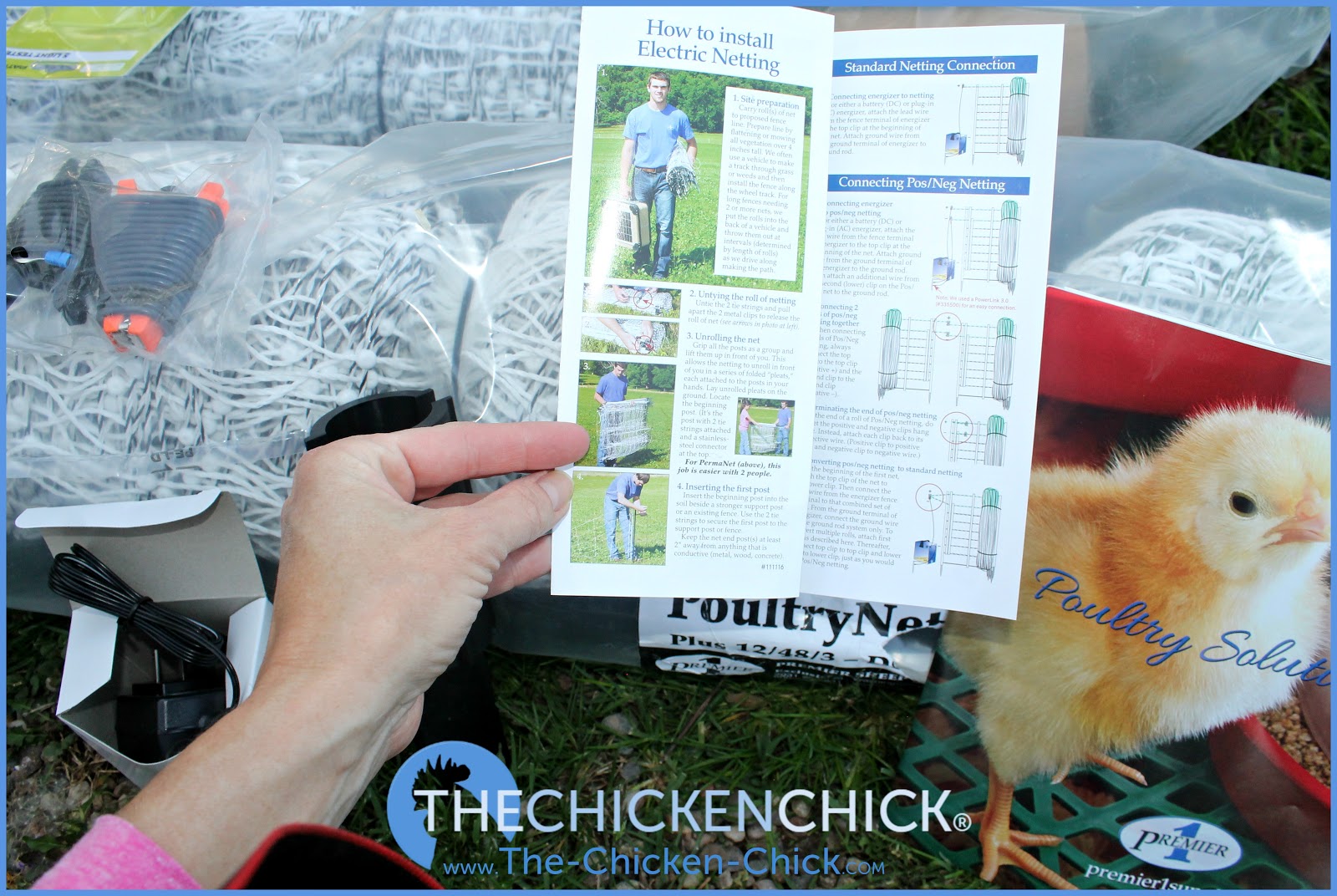 The Chicken Chick® Portable Electric Poultry Netting