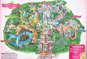 Mapa Disneyland Parku