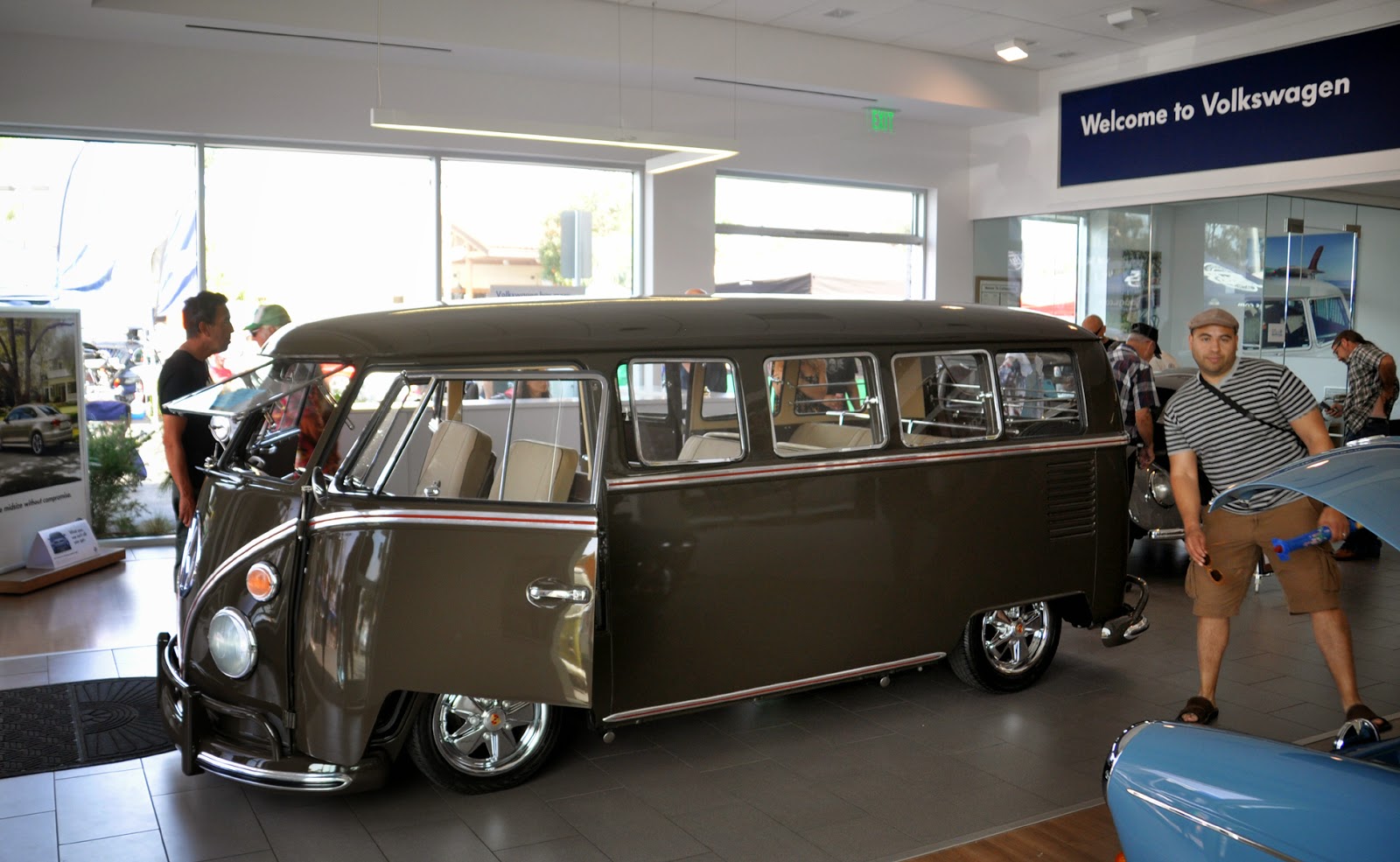 Just A Car Guy type 2s at the Annual Bob Baker Vintage VW car show and