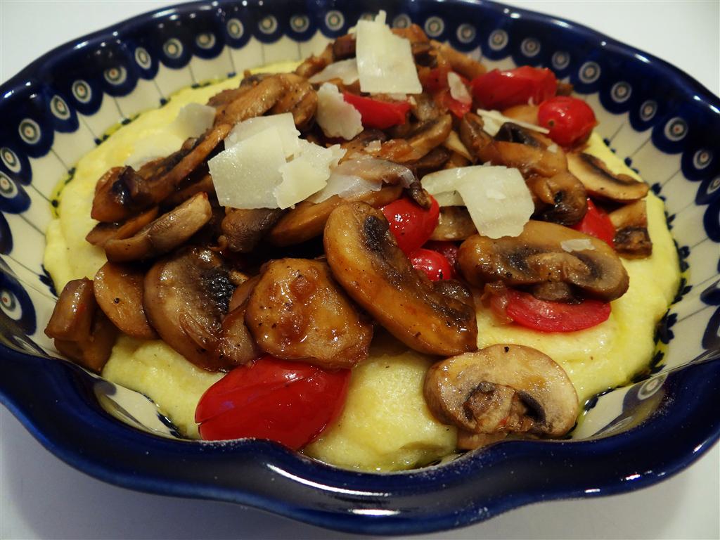 There's always thyme to cook... Creamy Polenta with Parmesan and