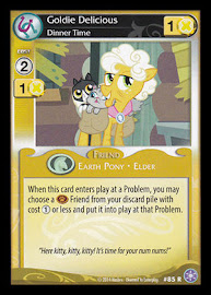 My Little Pony Goldie Delicious, Dinner Time The Crystal Games CCG Card