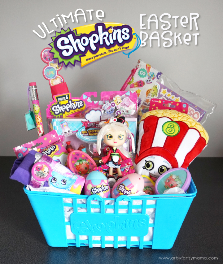 Surprise a Shopkins fan with the Ultimate Shopkins Easter Basket overflowing with their tiny favorites!