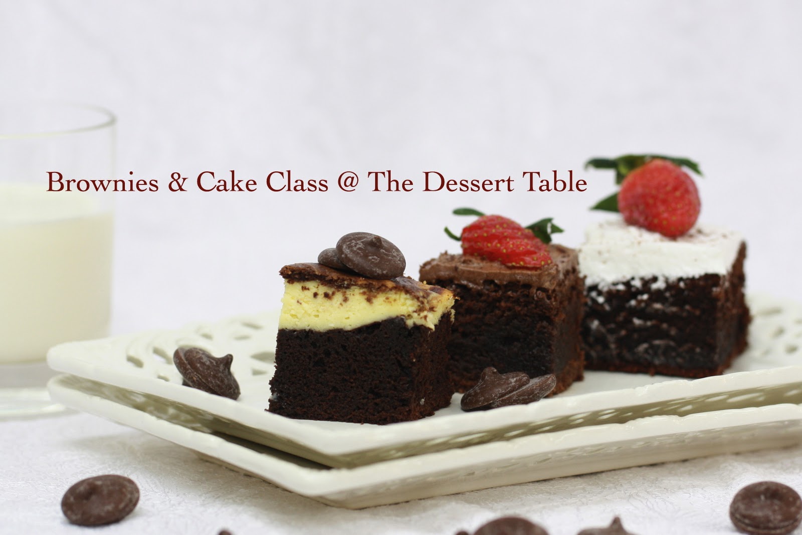 THE DESSERT TABLE Brownies & Cake Class with Sue Azmi