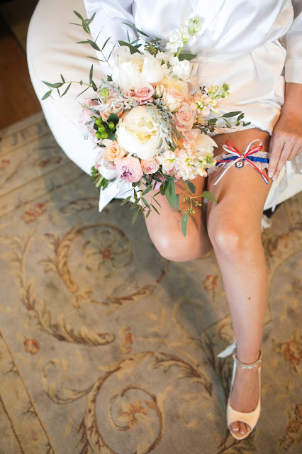 Texas Rangers Lace Wedding Garter by Sugarplum Garters