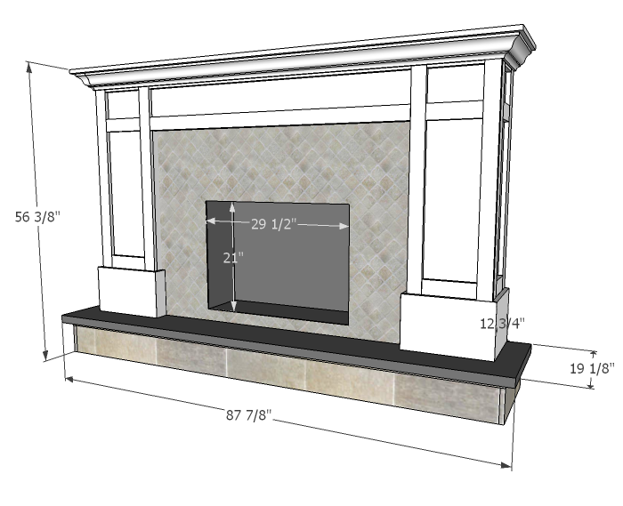 How to Make a Movable Faux Fireplace part two Fireplace Pneumatic
