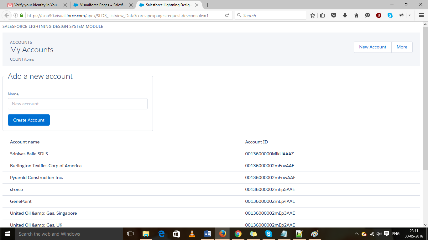 Salesforce Lightning Design System(SLDS) examples. Salesforce Tutorials