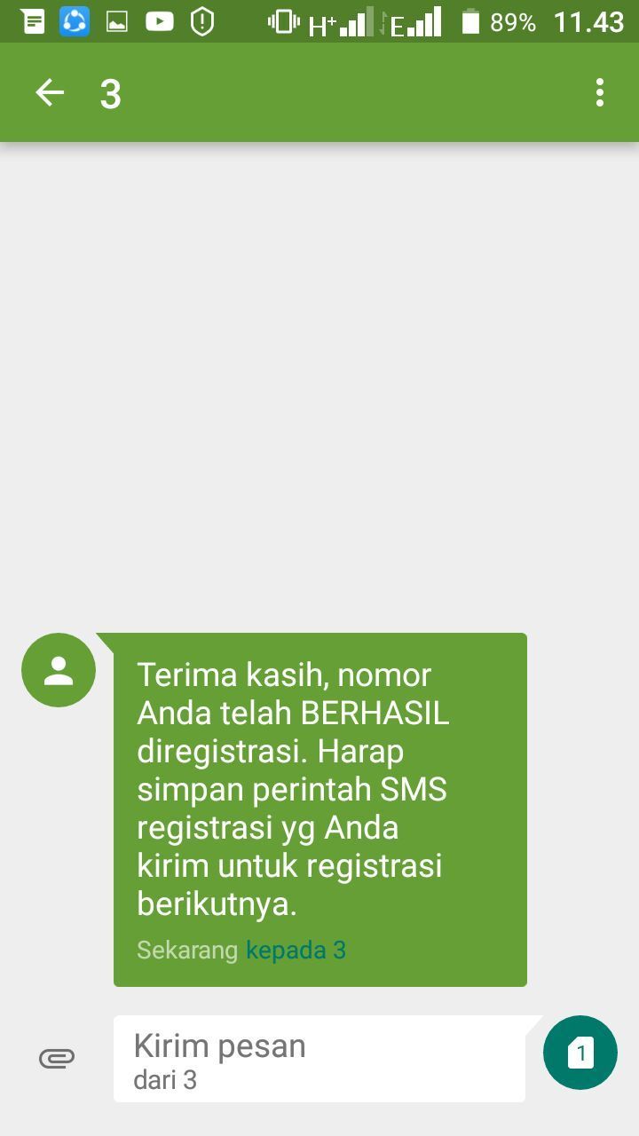 √ Cara Registrasi Kartu 3 (Tri) Terbaru 2019 dengan Mudah - Nanda Hero