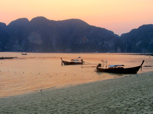 Sunset at Long Beach on Kho Phi Phi Don thailand island islands Sunset at Long Beach on Kho Phi Phi Don thailand island islands