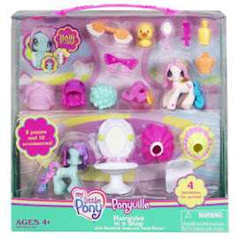 My Little Pony Rainbow Dash Haistyles in a Snap Accessory Playsets Ponyville Figure