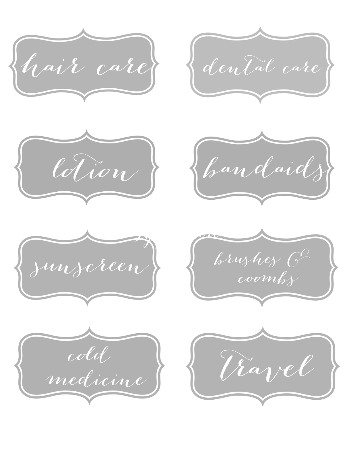 Free Printable Labels Templates