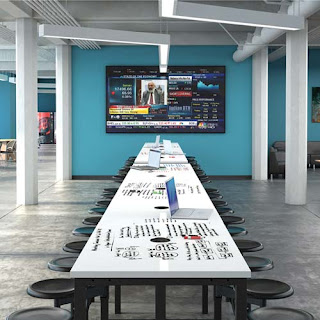 Powered Office Table for Collaborating