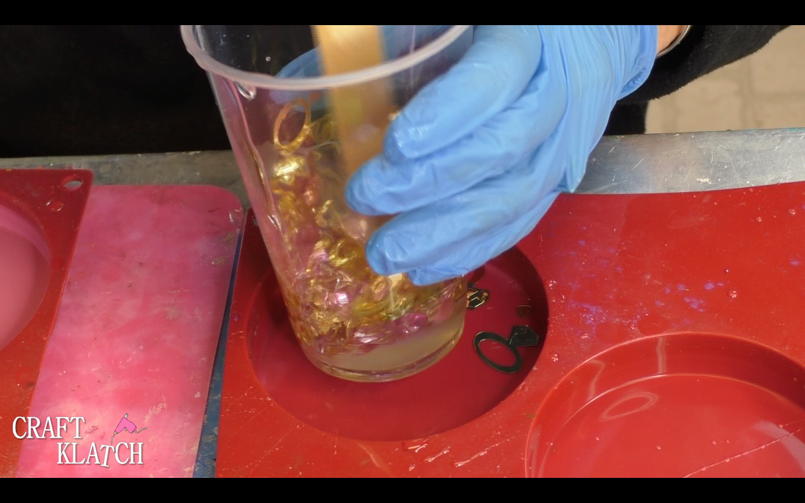 Craft Klatch ® Wedding Confetti Resin Coaster Another Coaster Friday