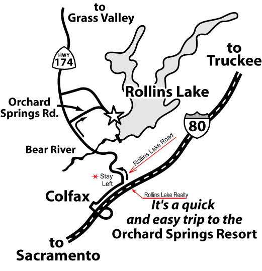 Wes' Travels to California Lakes Rollins Lake Placer County, California